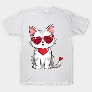 Valentine Kitty T-Shirt